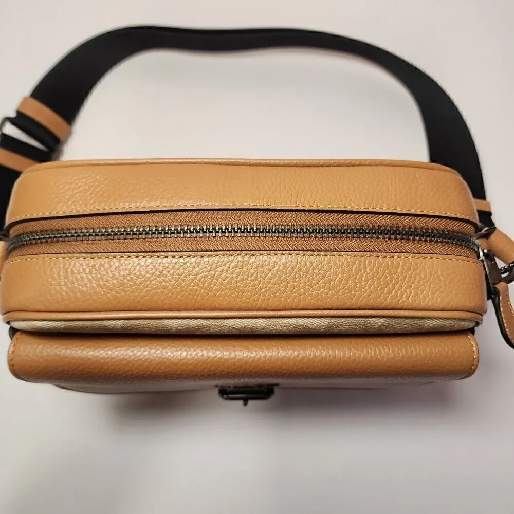 NWT Coach CR339 Hudson Crossbody Bag In Colorblock Signature Canvas